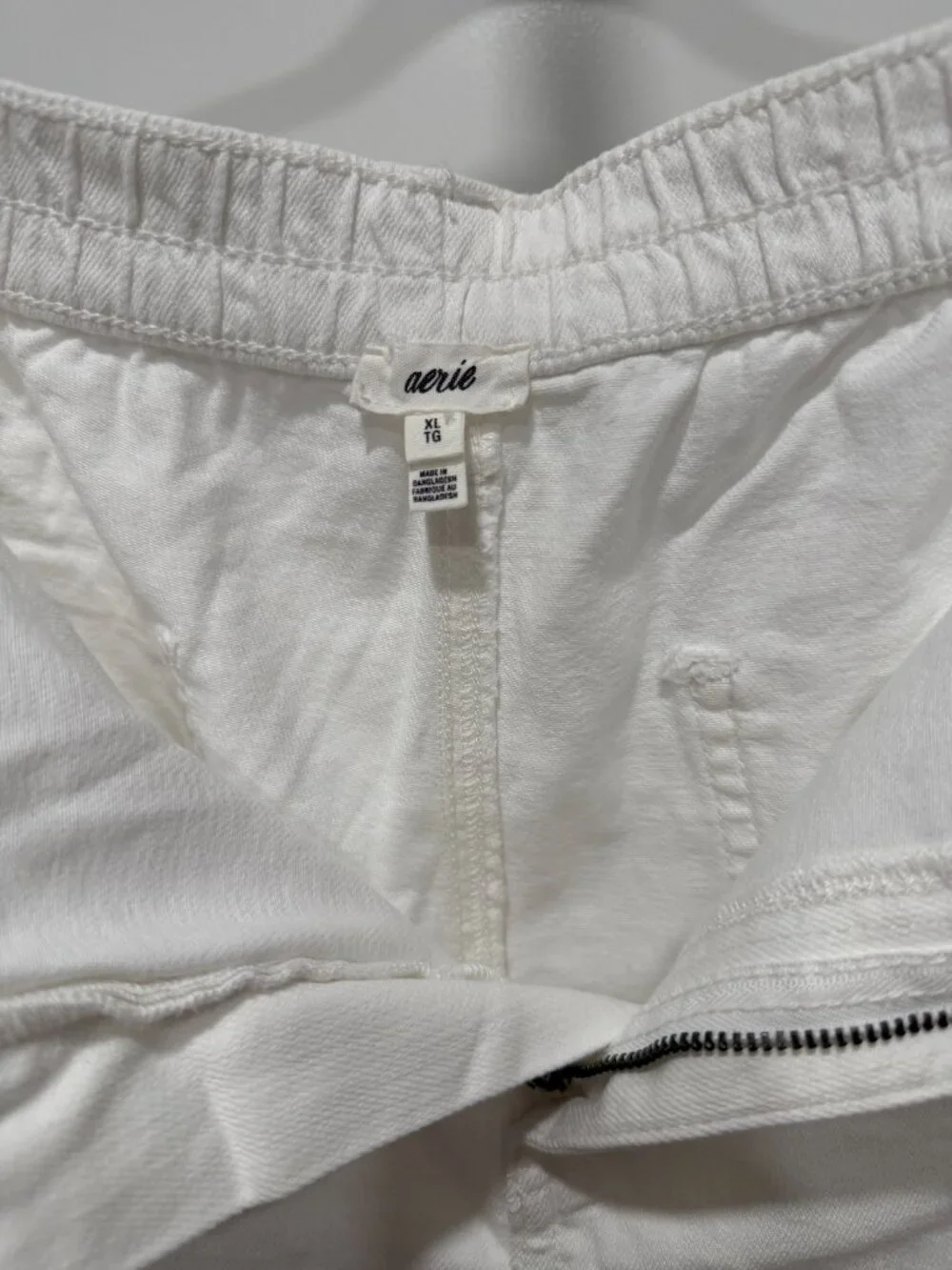 Aerie Daydream White Denim Short
